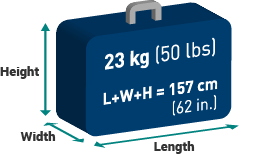 air canada stroller dimensions