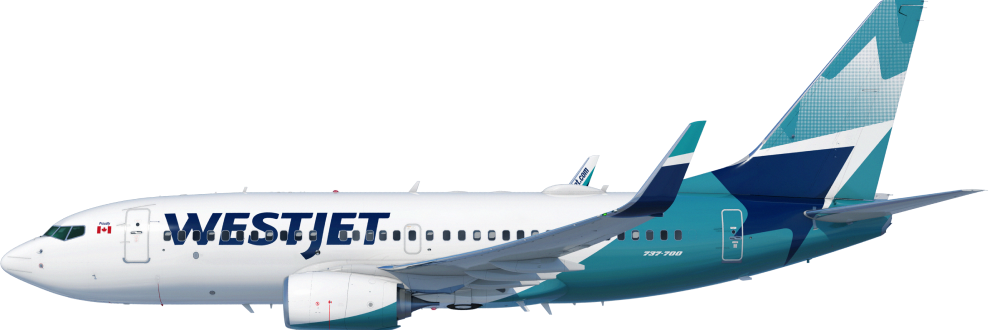 Vue latérale du Boeing 737-700