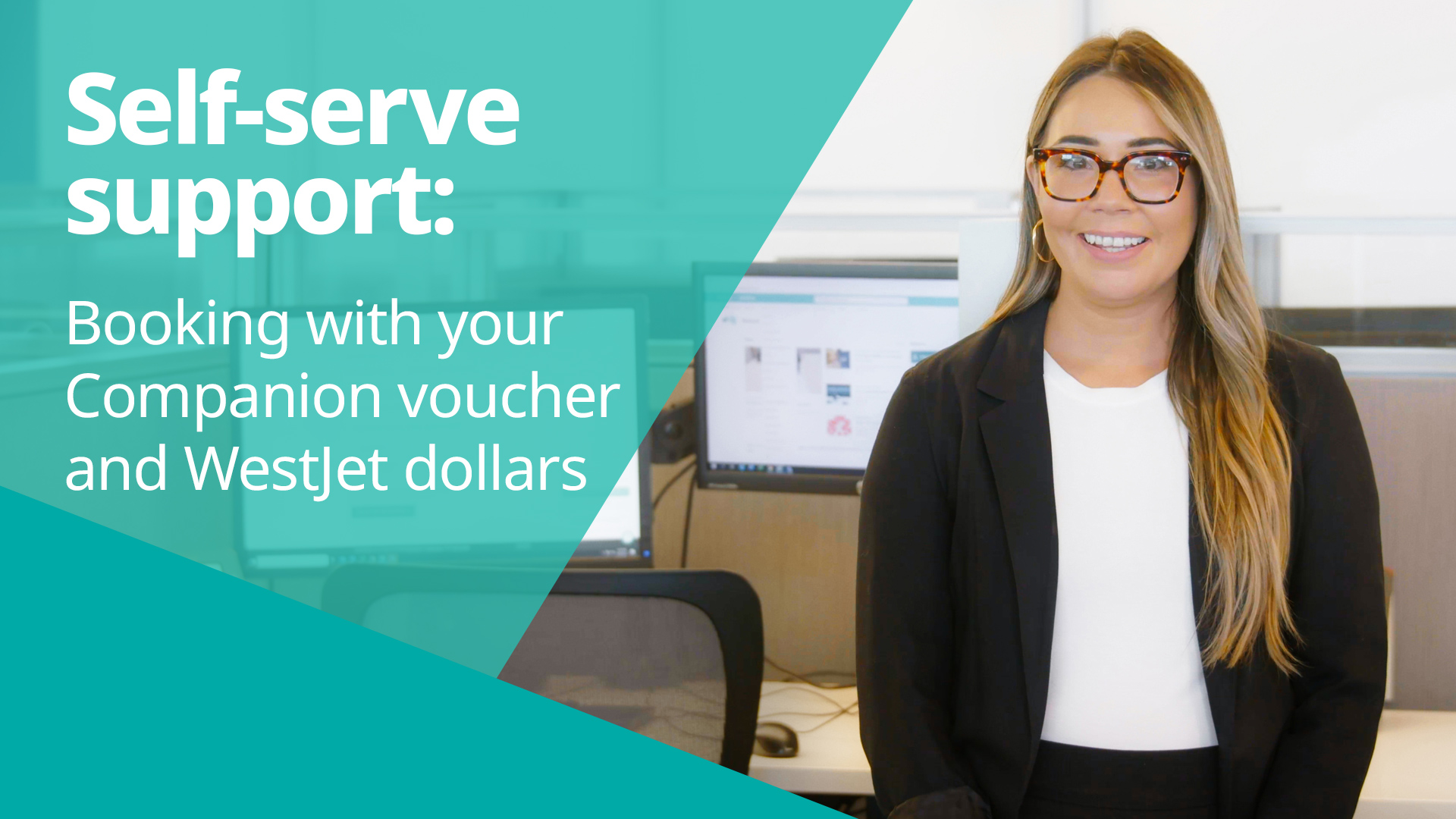 Self-serve support: Booking with your Companion voucher and WestJet Dollars with service agent Arianna 