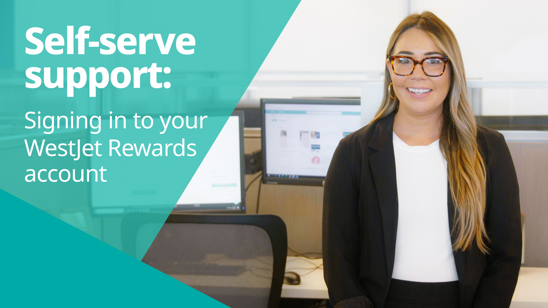 Self-serve-support: Signing in to your WestJet Rewards account with service agent Arianna