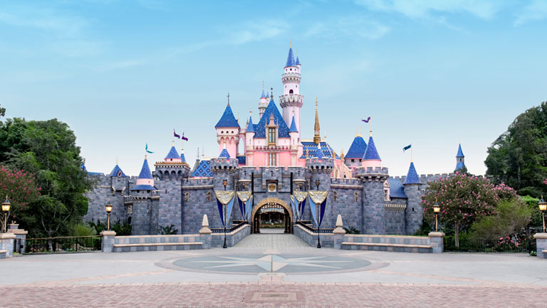 Disneyland Castle entrance