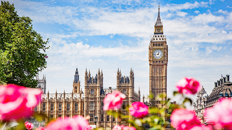 London UK's Big Ben clock tower