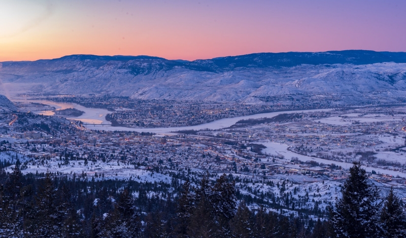 Kamloops en hiver