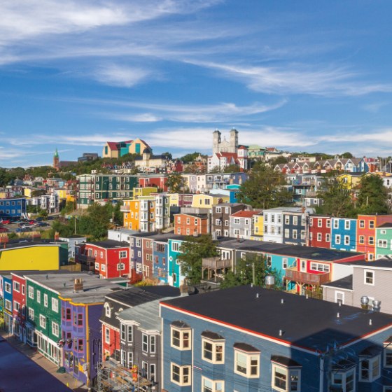 Maisons colorées à St. John’s 