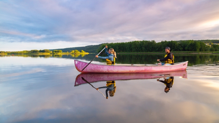 Canoeing Saint John River