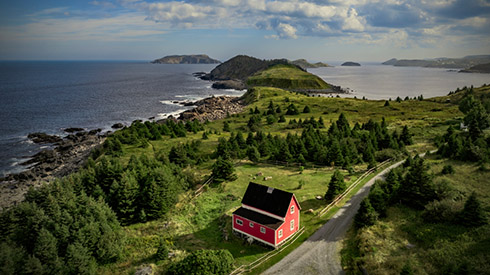 Red Home in Tors Cove