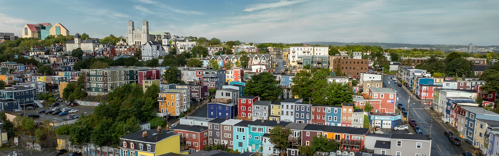 Cityscape of St Johns 