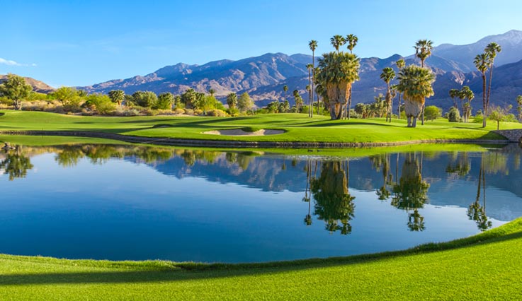 Terrain de golf de Palm Springs 