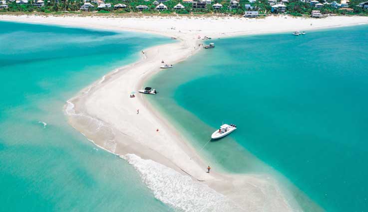 View of a beach in Fort Myers