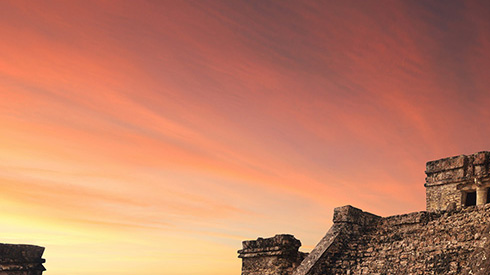 Mexico Riviera Maya Castillo Fortress Tulum