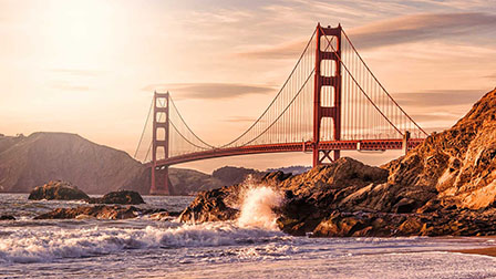 Le pont Golden gate de San Francisco