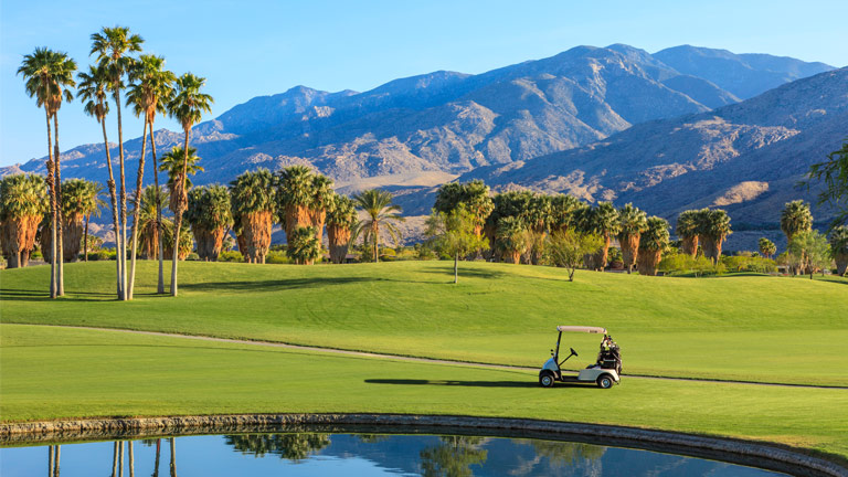 Terrain de golf à Palm Springs
