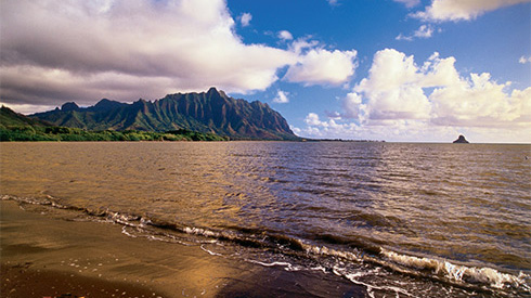 Koolau mountain range, Kaneohe, Oahu