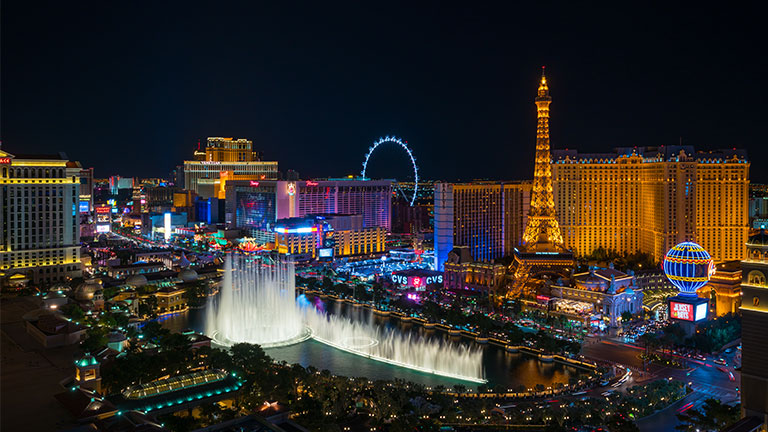 Las Vegas en soirée