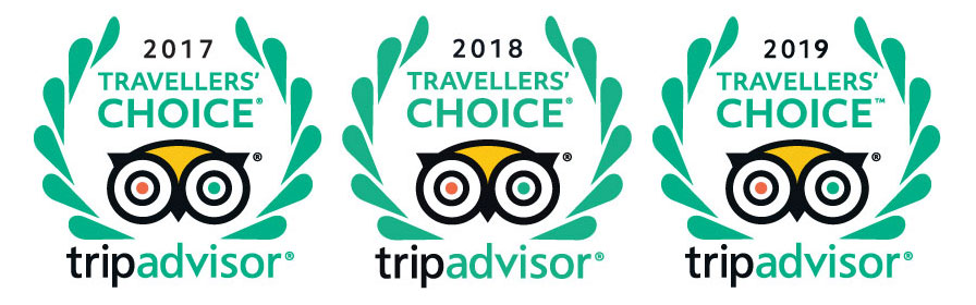 travellers choice award from 2017 to 2019