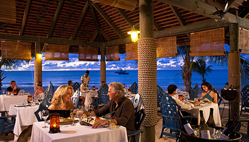 Barefoot by the Sea evening dining