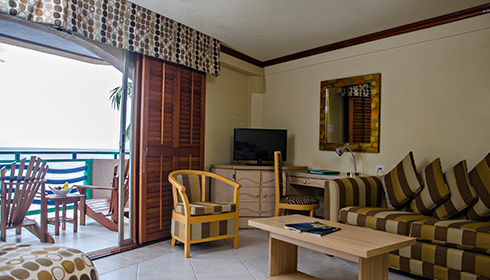 Oceanfront Room - living room