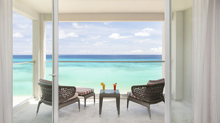 Showing slide 2 of 2 in image gallery, Luxury Oceanfront Junior suite
