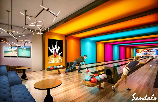 Bowling alley- artist rendering