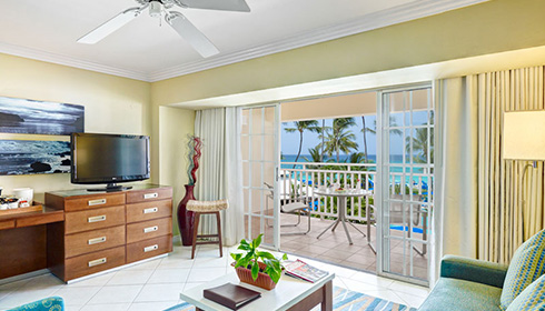 1 Bedroom Suite Ocean View Living area