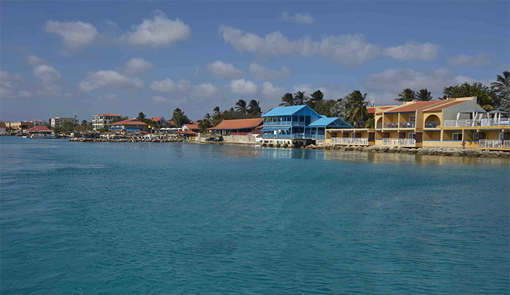 Resort view from ocean