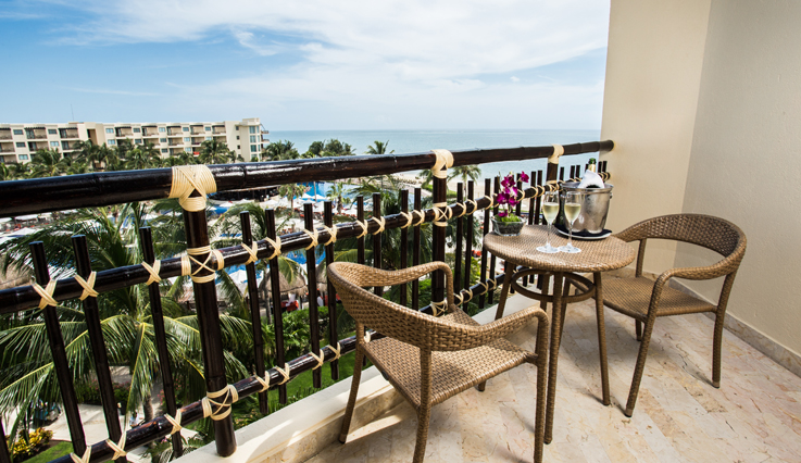 Chambre de luxe premium avec vue sur l'océan - Balcon