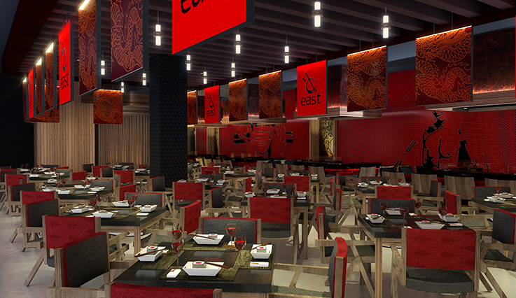 East Restaurant - artist rendering