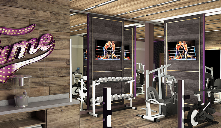 Fitness Centre - artist rendering