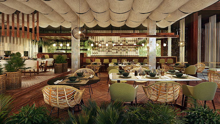 La Riviera Restaurant - artist rendering
