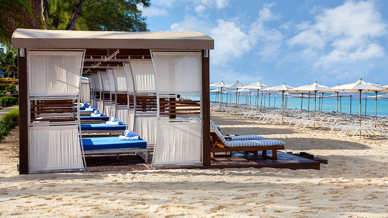 Access to the Westin Grand Cayman Resort's Beach Cabanas on Seven Mile Beach