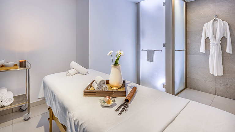 Salle de soins au spa 