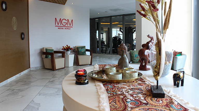 Réception au spa Maya 