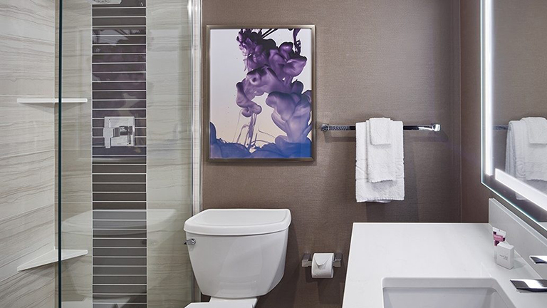 Valley Tower Room bathroom