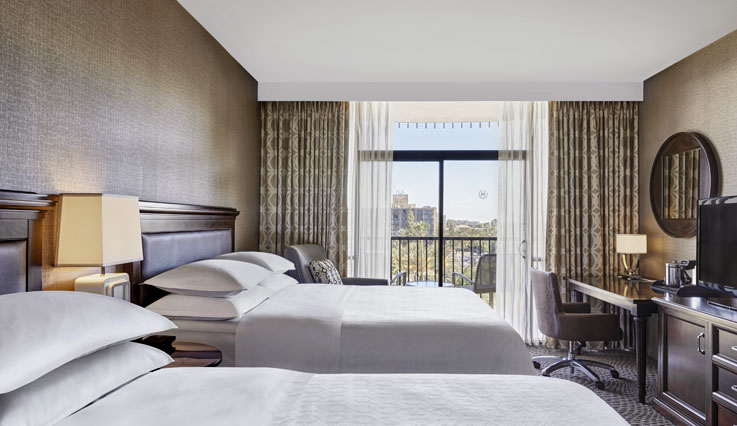 Hotel Room - two queen beds