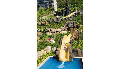 Aerial View of Waterslide