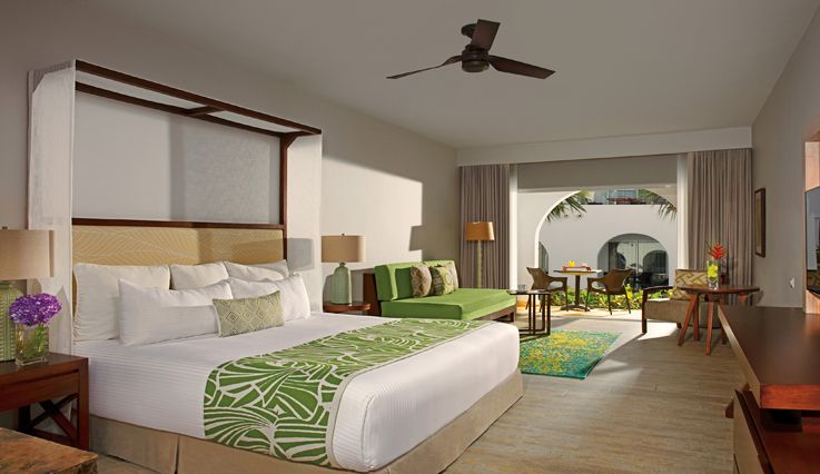 Chambre de luxe avec vue sur les tropiques - Très grand lit