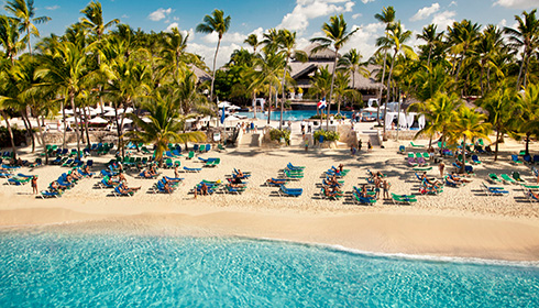 Beach aerial view