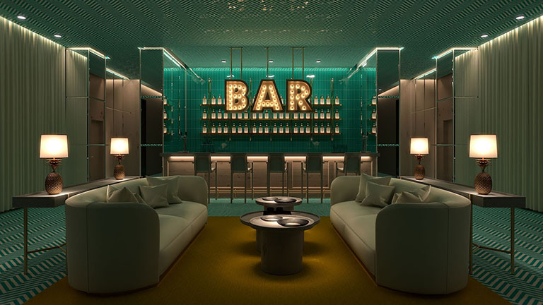 Green Bar - artist rendering