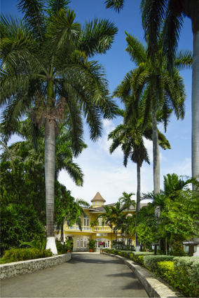Resort entrance