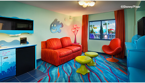 Finding Nemo Family Suite - Sitting Area