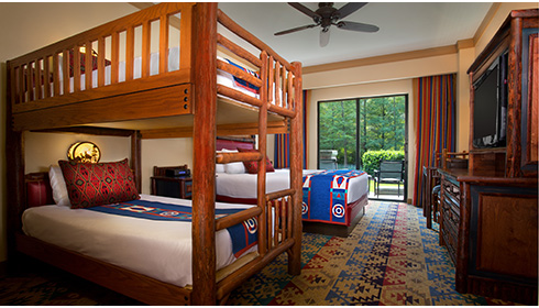 Woods View with Bunk Beds