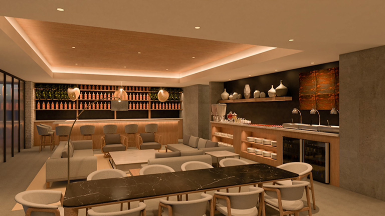 Preferred Club Lounge - artist rendering