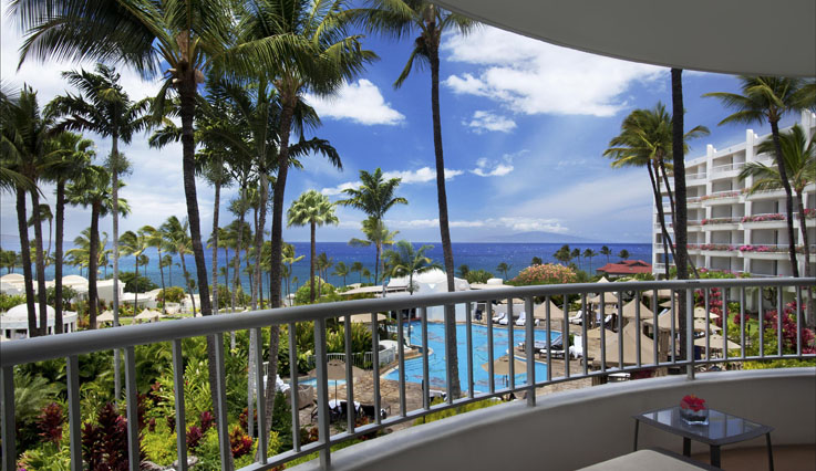 Ocean view suite balcony