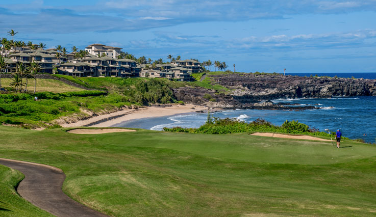 Golf and ocean view