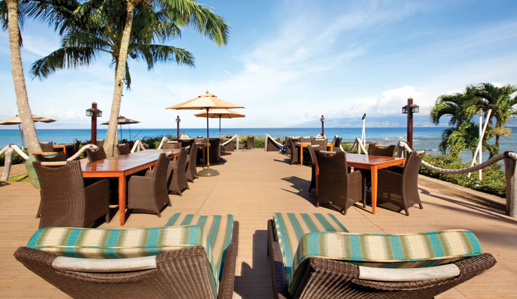 Merriman's Kapalua dining area