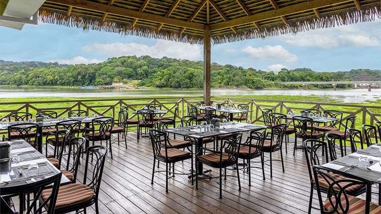 Restaurant Dining with River and Rainforest Views!