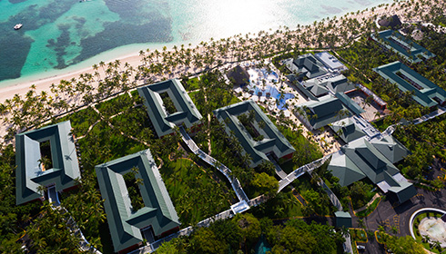 Resort aerial view