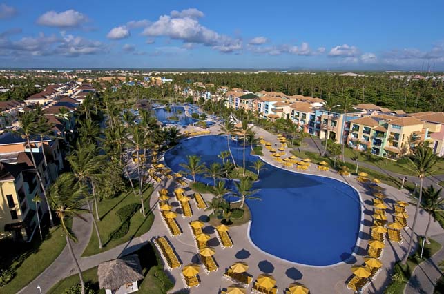 Pool aerial view