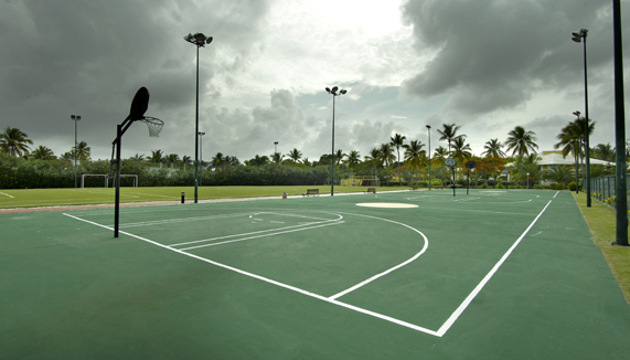 Outdoor Basketball Court