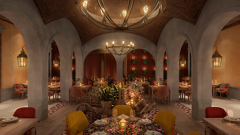 El Patio Restaurant  - artist render